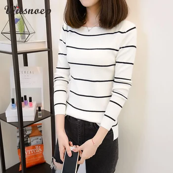 New Striped Winter Sweater Women 2018 Slash Neck Pullover Women Jumper White Pink Knit Cashmere Sweater Female Pull Femme Top
New Striped Winter Sweater Women 2018 Slash Neck Pullover Women Jumper White Pink Knit Cashmere Sweater Female Pull Femme Top