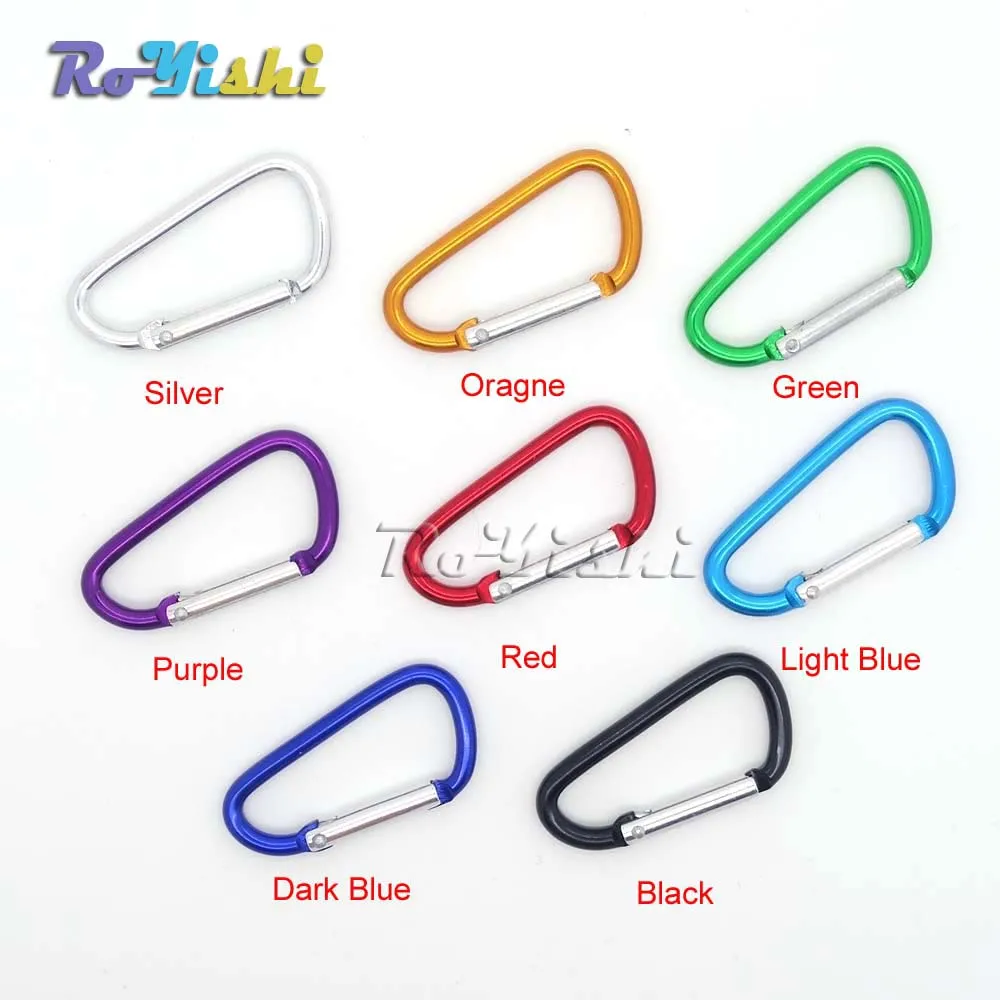 100pcs/pack Aluminum Carabiner Snap Hook Keychain For Paracord Outdoor Activities Hiking Camping 8 Colors
100pcs/pack Aluminum Carabiner Snap Hook Keychain For Paracord Outdoor Activities Hiking Camping 8 Colors