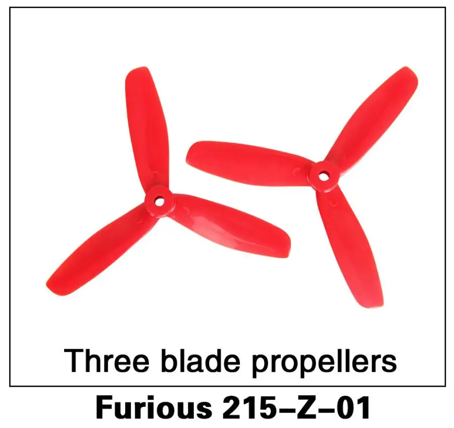Original Walkera Furious 250 Spare Parts 1pair Furious 215-Z-01 3-blade Propellers for Furious 215 FPV Racing Drone
Original Walkera Furious 250 Spare Parts 1pair Furious 215-Z-01 3-blade Propellers for Furious 215 FPV Racing Drone