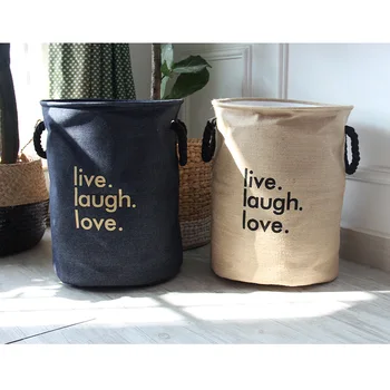 Large Laundry Basket Dirty Clothes Storage Multi-function Jute Cowboy Rope Thick Storage Barrel Cotton Storage Box For Toy
Large Laundry Basket Dirty Clothes Storage Multi-function Jute Cowboy Rope Thick Storage Barrel Cotton Storage Box For Toy