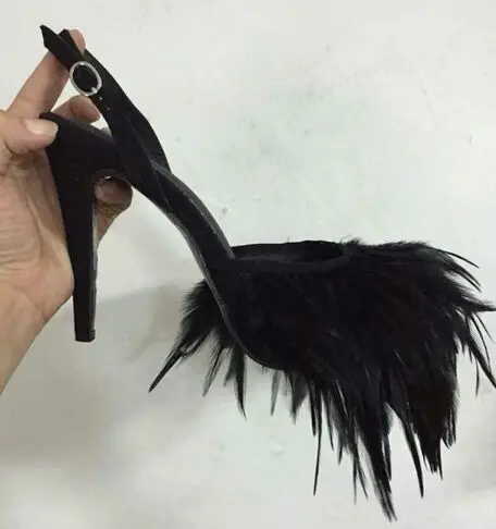 Sexy Black Feathers Sandals Summer Shoes Woman Fringe Heels Furry Gladiator Sandals Women High Heel Sandalias Femininas Buckle
Sexy Black Feathers Sandals Summer Shoes Woman Fringe Heels Furry Gladiator Sandals Women High Heel Sandalias Femininas Buckle