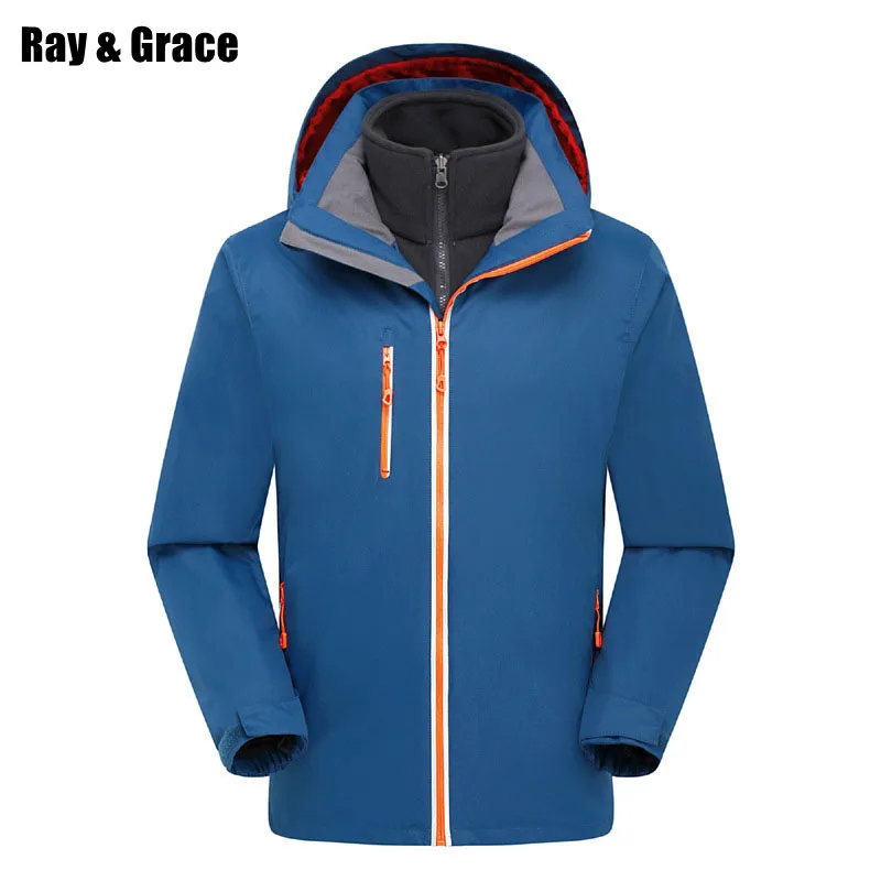 RAY GRACE Winter Men's Outdoor Jackets Climbing Sport Hiking Camping Male Hooded Coats Windproof Waterproof Fleece Jacket
RAY GRACE Winter Men's Outdoor Jackets Climbing Sport Hiking Camping Male Hooded Coats Windproof Waterproof Fleece Jacket