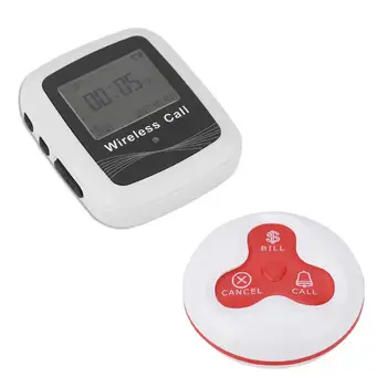 Calling Pagers System 1pcs Wireless Smart Call Button Paging System Receiver + 10pcs Red White Calling Pager
Calling Pagers System 1pcs Wireless Smart Call Button Paging System Receiver + 10pcs Red White Calling Pager