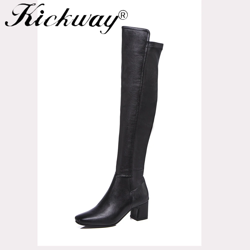Kickway 2018 Women Boots Stretch Genuine Cow Leather Over The Knee High Sexy Ladies Party High Heels Platform Shoes Woman Black
Kickway 2018 Women Boots Stretch Genuine Cow Leather Over The Knee High Sexy Ladies Party High Heels Platform Shoes Woman Black
