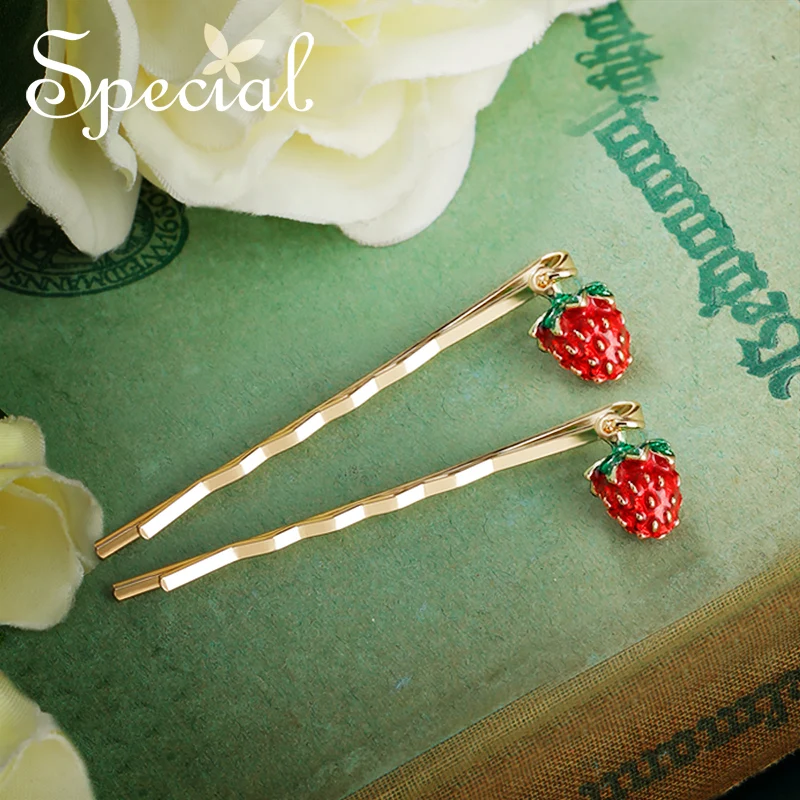 Special Fashion Strawberry Hair Pins Clips Enamel Cartoon Hair Accessories Fruite Barrettes Hair Jewelry Gifts for Women S1740H
Special Fashion Strawberry Hair Pins Clips Enamel Cartoon Hair Accessories Fruite Barrettes Hair Jewelry Gifts for Women S1740H