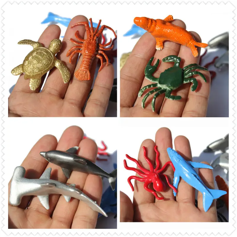 Marine organism animal models figures figurines set toys plastic Simulation sea Life turtle squid dolphin shark shrimp crab Gift
Marine organism animal models figures figurines set toys plastic Simulation sea Life turtle squid dolphin shark shrimp crab Gift