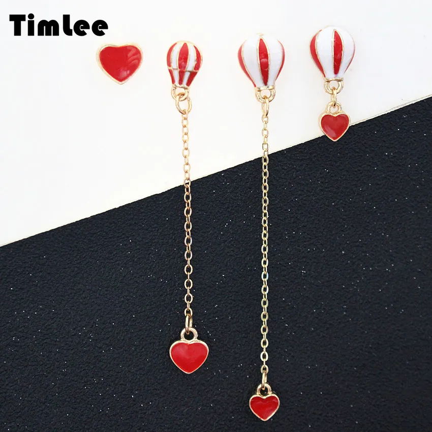 Timlee E055 Free shipping,New Temperament Sweet Red Heart Hot Air Balloon Asymmetric Dangle Earrings,Fashion Jewelry wholesale
Timlee E055 Free shipping,New Temperament Sweet Red Heart Hot Air Balloon Asymmetric Dangle Earrings,Fashion Jewelry wholesale