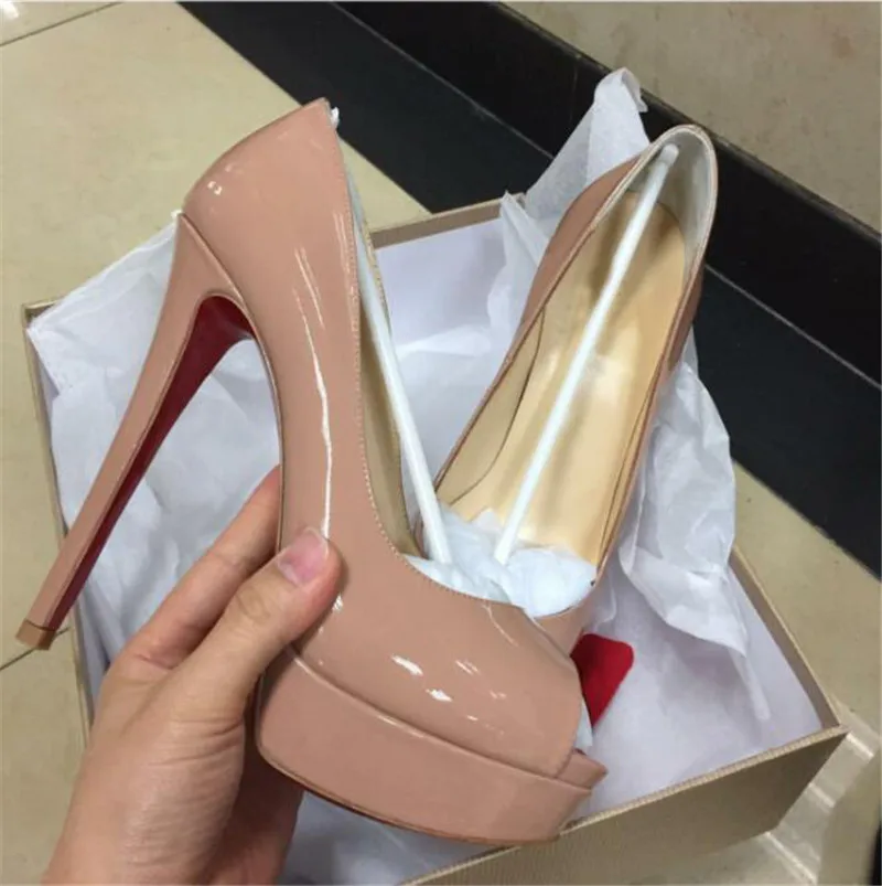 Sexy Extreme High Heels Nude Peep Toe Pumps Women Thin Heel Runway Shoes Slip on Wedding Shoes Luxury Platform Heels Big Size 45
Sexy Extreme High Heels Nude Peep Toe Pumps Women Thin Heel Runway Shoes Slip on Wedding Shoes Luxury Platform Heels Big Size 45
