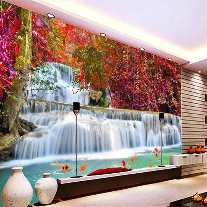 beibehang custom mural non-woven 3d room wallpaper Landscape waterfalls cornucopia setting wall photo wallpaper for walls 3 d
beibehang custom mural non-woven 3d room wallpaper Landscape waterfalls cornucopia setting wall photo wallpaper for walls 3 d