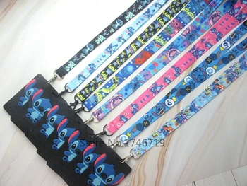 New 10 pcs Soft Silicone cartoon stitch Sign Card ID Holder With Hanging String Keychain TT-6
New 10 pcs Soft Silicone cartoon stitch Sign Card ID Holder With Hanging String Keychain TT-6