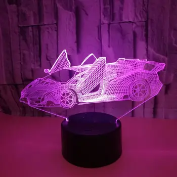 Creative Sports Car Small 3d Light Fixtur Advertising Creative Gift 3d Visual Lamp Colorful Touch Switch Desktop Night Light
Creative Sports Car Small 3d Light Fixtur Advertising Creative Gift 3d Visual Lamp Colorful Touch Switch Desktop Night Light