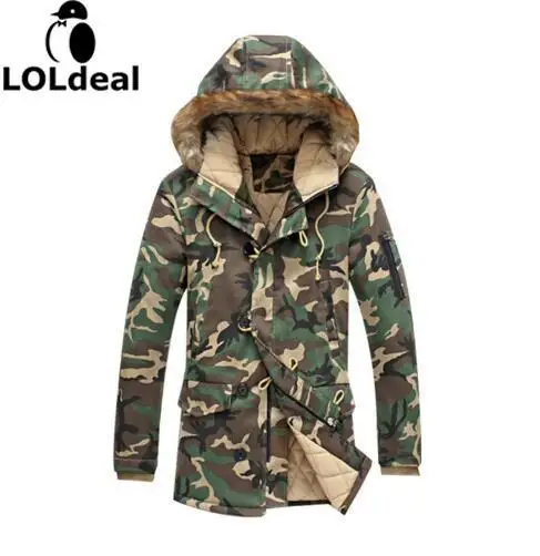 2016 Fashion men camouflagemilitary medium-long Hoodie Men's thickening cotton-padded winter Sweatshirt men with fur a hood
2016 Fashion men camouflagemilitary medium-long Hoodie Men's thickening cotton-padded winter Sweatshirt men with fur a hood