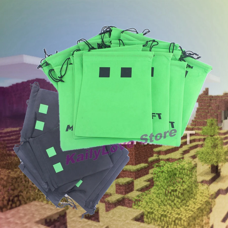 10pcs/lot Minecraft Creeper Storage packet model Minecraft Storage bag toy Creative Polyester environmental birthday party
10pcs/lot Minecraft Creeper Storage packet model Minecraft Storage bag toy Creative Polyester environmental birthday party