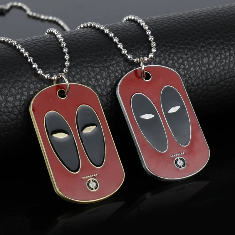 Deadpool Necklace DC Comics Jewelry LOGO Dog Tags Pendants Necklaces for Women Men
Deadpool Necklace DC Comics Jewelry LOGO Dog Tags Pendants Necklaces for Women Men