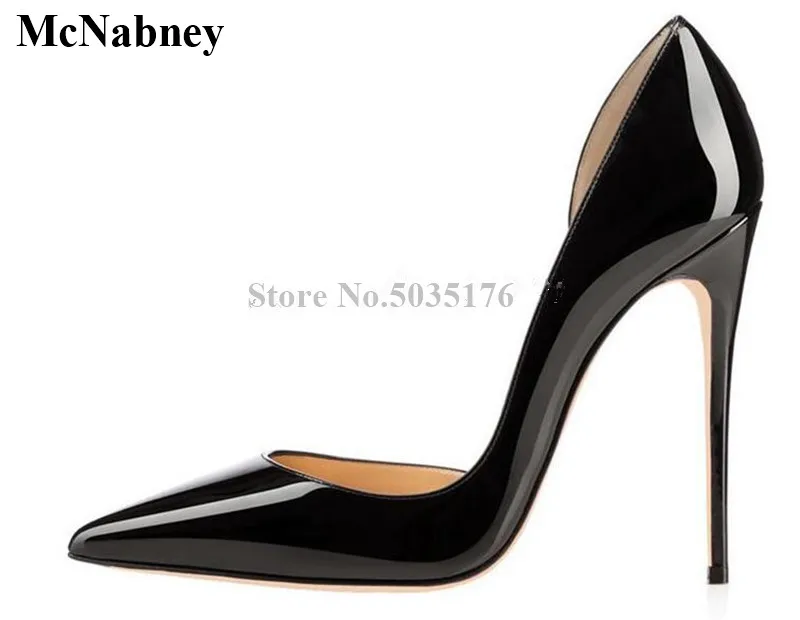 European Women Patent Leather Party Thin Heel Pointed Toe Stiletto Heel Pumps Slip-on High Heel Shallow Formal Dress Women Shoes
European Women Patent Leather Party Thin Heel Pointed Toe Stiletto Heel Pumps Slip-on High Heel Shallow Formal Dress Women Shoes