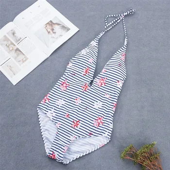 2019 Sexy One Piece Swimwear Women Sexy Floral Backless Bandage Push-Up Padded Beach Halter Swimwear L326
2019 Sexy One Piece Swimwear Women Sexy Floral Backless Bandage Push-Up Padded Beach Halter Swimwear L326
