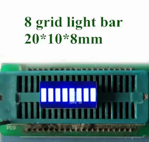 Highlight Blue 8-segment light bar 8 grid LED digital tube 20x10mm led display 
Highlight Blue 8-segment light bar 8 grid LED digital tube 20x10mm led display