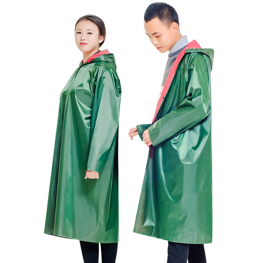 PVC Raincoat Women Waterproof Poncho Plus Size Trench Rain Coat Men Parka Woman's Coat Cover Raincoats Overalls Hooded 50CW214
PVC Raincoat Women Waterproof Poncho Plus Size Trench Rain Coat Men Parka Woman's Coat Cover Raincoats Overalls Hooded 50CW214