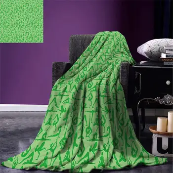 Yoga Throw Blanket Women Silhouettes Meditation Poses Pattern Fitness Healthy Lifestyle Hobbies Relaxing Warm Microfiber Blanket
Yoga Throw Blanket Women Silhouettes Meditation Poses Pattern Fitness Healthy Lifestyle Hobbies Relaxing Warm Microfiber Blanket