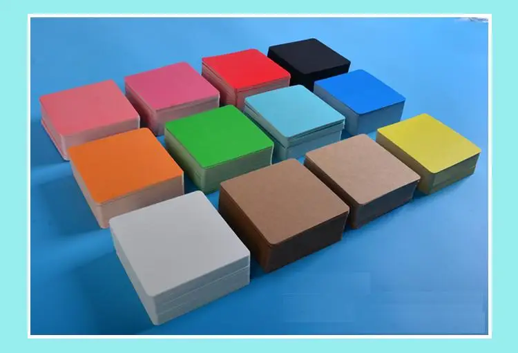 200 PCS Colourful Blank Empty Writing Painting Drawing Diary Notes Memory Cards 5.4X9cm
200 PCS Colourful Blank Empty Writing Painting Drawing Diary Notes Memory Cards 5.4X9cm