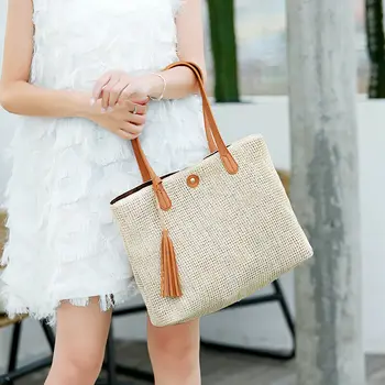 2019 Women Fashion Boho Woven Handbag Casual Summer Beach Travel Tote Straw Bag Square Rattan Shoulder Bags
2019 Women Fashion Boho Woven Handbag Casual Summer Beach Travel Tote Straw Bag Square Rattan Shoulder Bags