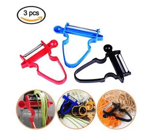 3Pcs Magic Peeler Set Slicer Grinder Cutter Multi-purpose Peeler Julienne Cutter for Vegetables Fruits Kitchen Supplies
3Pcs Magic Peeler Set Slicer Grinder Cutter Multi-purpose Peeler Julienne Cutter for Vegetables Fruits Kitchen Supplies