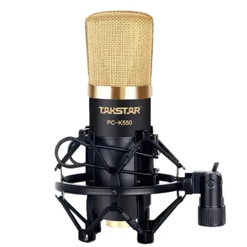 Takstar PC-K550 Side-address Microphone Professional recording mic use for Internet karaoke, PC recording, audio processing ect.
Takstar PC-K550 Side-address Microphone Professional recording mic use for Internet karaoke, PC recording, audio processing ect.