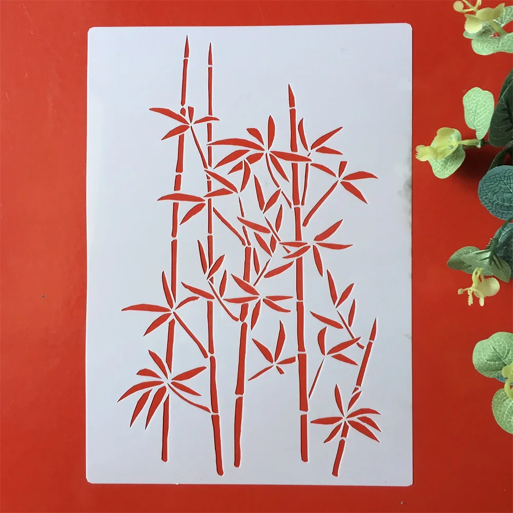 A4 Bamboo DIY Layering Stencils Painting Scrapbook Coloring Embossing Album Decorative Paper Card Template
A4 Bamboo DIY Layering Stencils Painting Scrapbook Coloring Embossing Album Decorative Paper Card Template