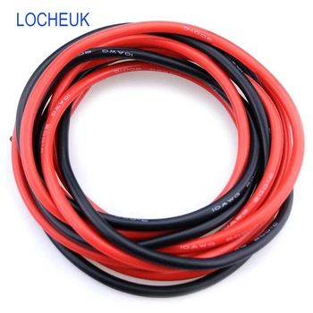 10 Gauge (AWG) Silicone Wire 2M (1M Black/1M Red) Super Soft Flexible 10 AWG Silicone Wire High Temp 200 Deg C 600V
10 Gauge (AWG) Silicone Wire 2M (1M Black/1M Red) Super Soft Flexible 10 AWG Silicone Wire High Temp 200 Deg C 600V