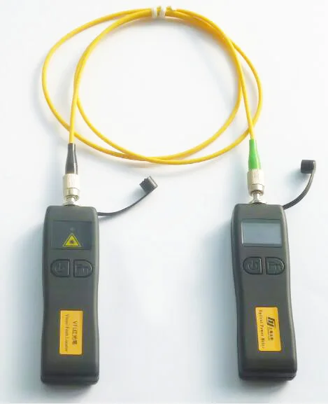 2 In 1 FTTH Fiber Optic Tool Kit Mini Fiber Optical Power Meter -70 ~+6dBm and 5km 1MW Visual Fault Locator Fiber Optic Tester
2 In 1 FTTH Fiber Optic Tool Kit Mini Fiber Optical Power Meter -70 ~+6dBm and 5km 1MW Visual Fault Locator Fiber Optic Tester