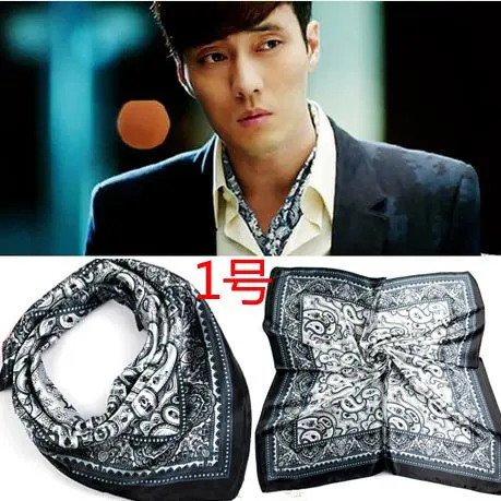 2019 spring and summer new men's sunscreen silk small square 60*60cm men's small scarf wild scarf tide male scarf
2019 spring and summer new men's sunscreen silk small square 60*60cm men's small scarf wild scarf tide male scarf