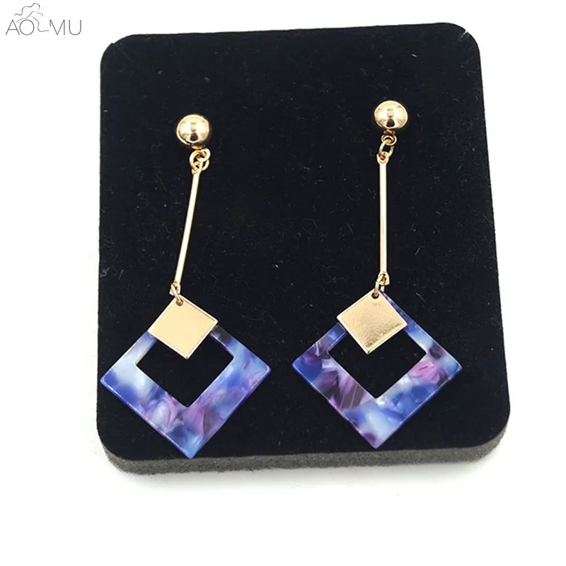 AOMU Retro Temperament Acetate Acrylic Geometric Square Hollow Long Dangle Drop Earrings for Women Girl Party Jewelry Gift
AOMU Retro Temperament Acetate Acrylic Geometric Square Hollow Long Dangle Drop Earrings for Women Girl Party Jewelry Gift