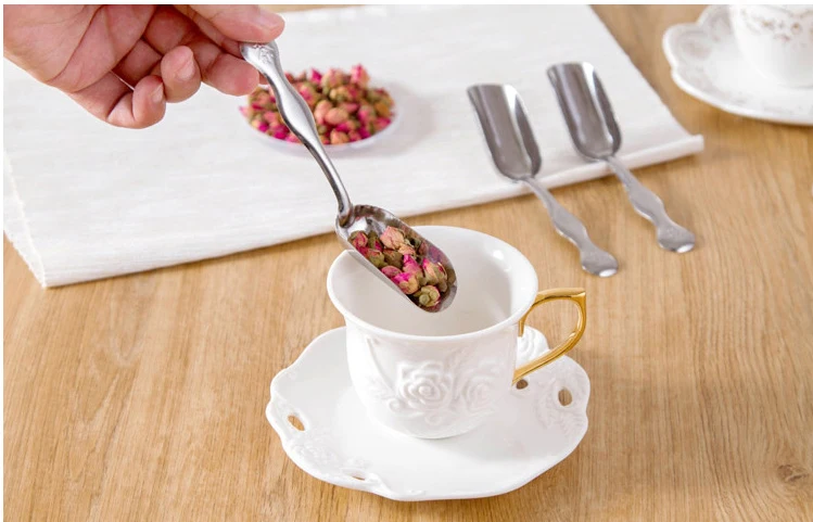 Tea accessories stainless steel Tea Scoop,Coffee Matcha Spoon,Kitchen Utensil Set Cooking Tools Gadget Cutlery
Tea accessories stainless steel Tea Scoop,Coffee Matcha Spoon,Kitchen Utensil Set Cooking Tools Gadget Cutlery