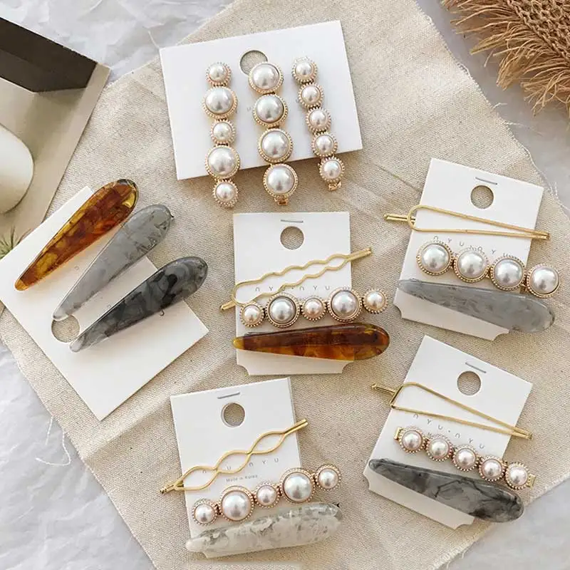 3pcs=1 Set Full pearls Hair Clips for Women Fashion Sweet Imitation Korean Style Hairpins Alloy Hairgrip Girls Hair Accessories
3pcs=1 Set Full pearls Hair Clips for Women Fashion Sweet Imitation Korean Style Hairpins Alloy Hairgrip Girls Hair Accessories