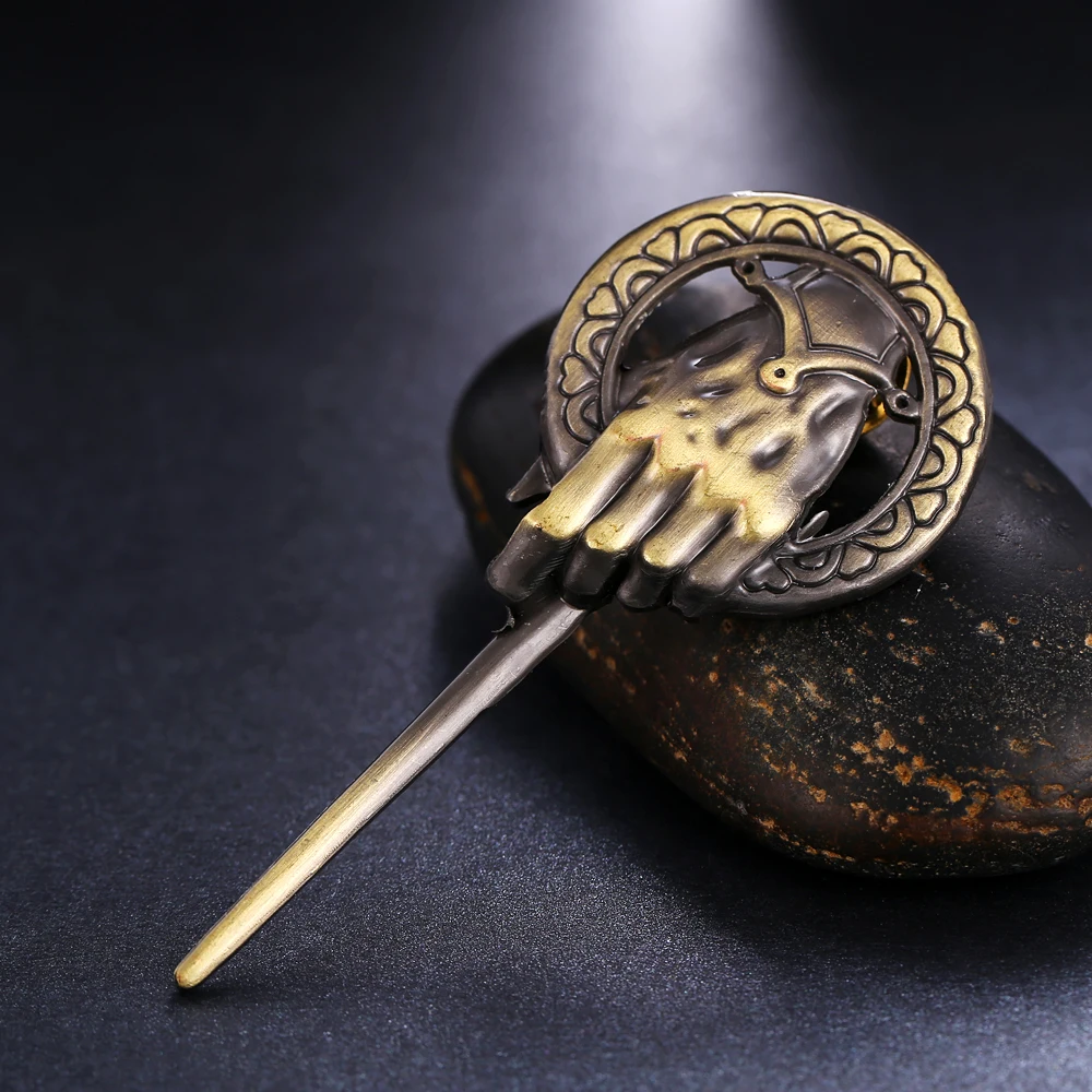 Game of Throne Song of Ice and Fire Brooch Hand of the King Lapel Inspired Authentic Prop Pin Badge Brooches Movie Jewelry
Game of Throne Song of Ice and Fire Brooch Hand of the King Lapel Inspired Authentic Prop Pin Badge Brooches Movie Jewelry