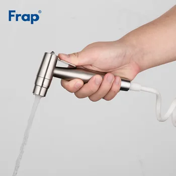 Frap New Stainless Steel Sprayer Shower Heads Bath Set Brushed Round Shower Heads With Rubber Hose Bidet Faucet Y50004+F44-1
Frap New Stainless Steel Sprayer Shower Heads Bath Set Brushed Round Shower Heads With Rubber Hose Bidet Faucet Y50004+F44-1