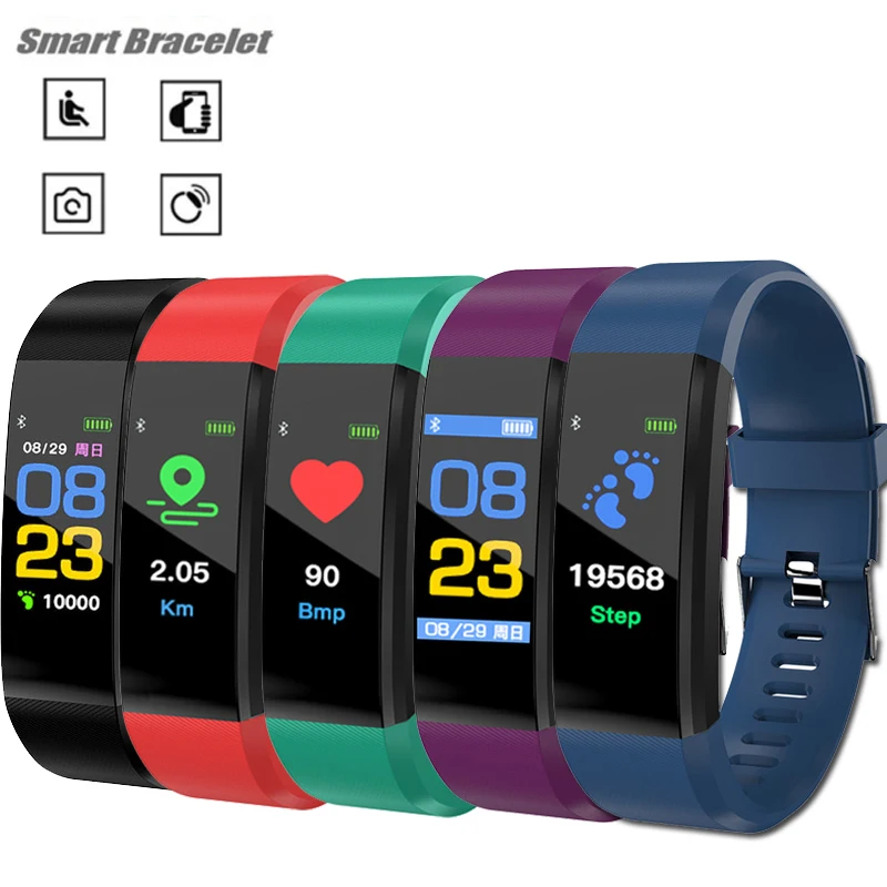 Smart Sports Activity Fitness Tracker Smart Watch Color screen waterproof watch Pedometer Wristband
Smart Sports Activity Fitness Tracker Smart Watch Color screen waterproof watch Pedometer Wristband