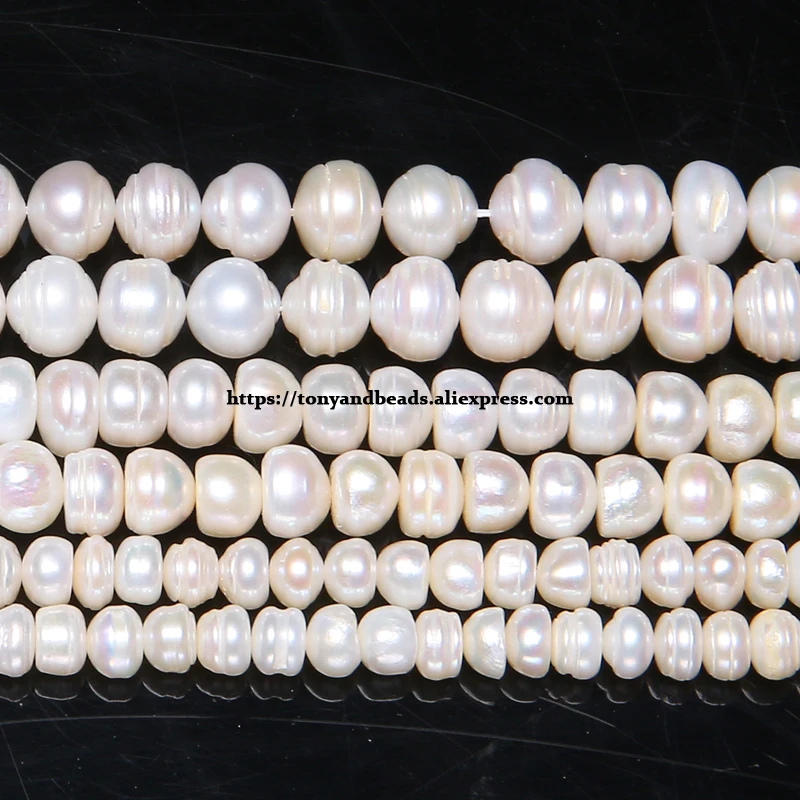 Free Shipping B Quality Genuine Natural Fresh Water Pearl Rondelle Loose Beads 15" String Pick Size please
Free Shipping B Quality Genuine Natural Fresh Water Pearl Rondelle Loose Beads 15" String Pick Size please