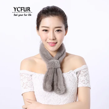 YCFUR Real Mink Scarves Women Simple Style Short Scarf Neckerchief Girls Knit Mink Fur Neck Warmer Scarf Female
YCFUR Real Mink Scarves Women Simple Style Short Scarf Neckerchief Girls Knit Mink Fur Neck Warmer Scarf Female