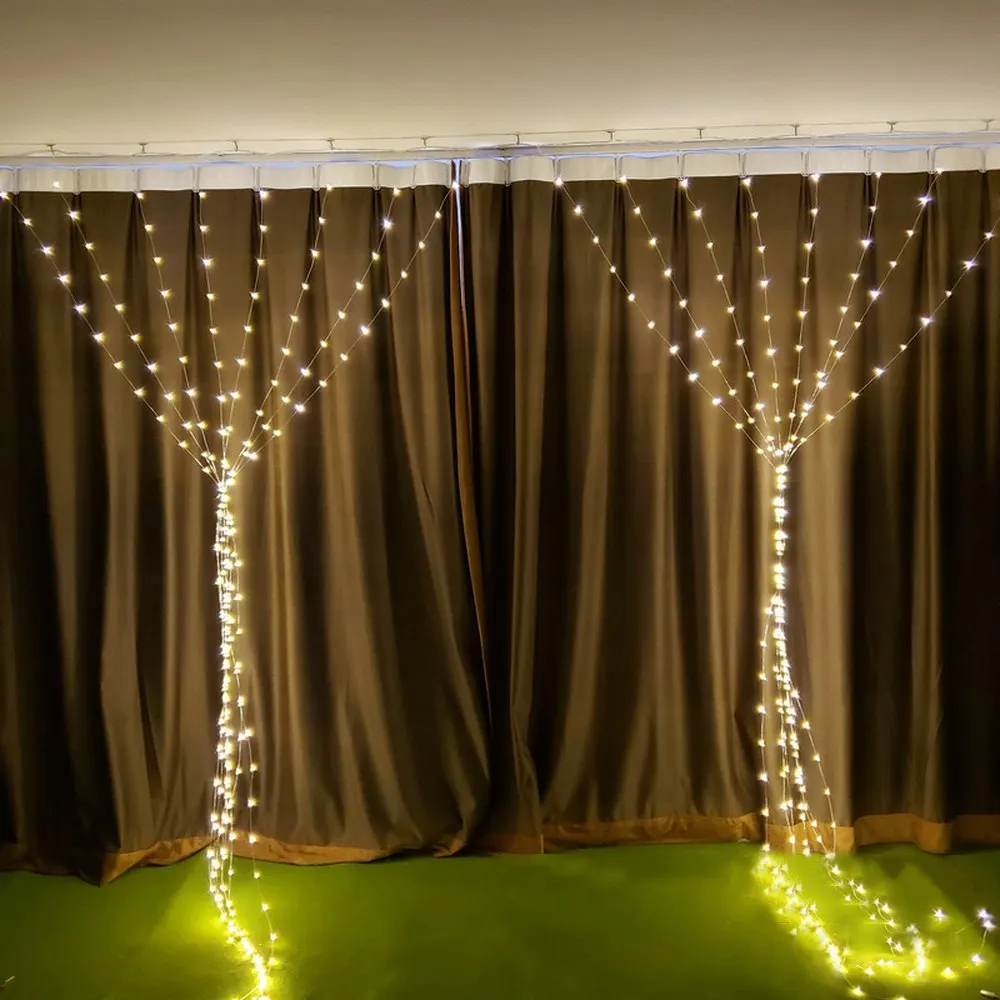 String Lights Luces led Decoracion Fairy Lights LED Strings Holiday Christmas Lights with Male/Female Plug 3x3M 480 LED
String Lights Luces led Decoracion Fairy Lights LED Strings Holiday Christmas Lights with Male/Female Plug 3x3M 480 LED