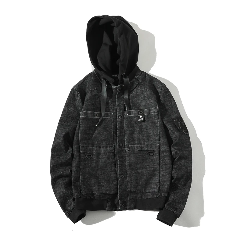 Loldeal Men's Autumn Hooded Cotton Denim Jeans Casual Jacket Coat Short Male Coats Hoodies Streetwear Hip Hop Clothing
Loldeal Men's Autumn Hooded Cotton Denim Jeans Casual Jacket Coat Short Male Coats Hoodies Streetwear Hip Hop Clothing