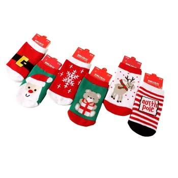 2018 Christmas Themed Children Pure Cotton Cartoon Jacquard Socks Red Christmas Baby Socks Absorb Sweat Permeability Socks
2018 Christmas Themed Children Pure Cotton Cartoon Jacquard Socks Red Christmas Baby Socks Absorb Sweat Permeability Socks