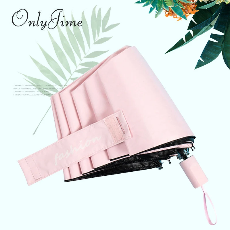 Only Jime Fashionable Solid Folding Umbrella For Women Protection Windproof Rain Women Umbrella Black Coating Car Portable Carry
Only Jime Fashionable Solid Folding Umbrella For Women Protection Windproof Rain Women Umbrella Black Coating Car Portable Carry