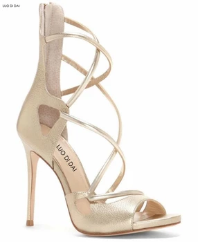 2019 new women gold sandals thin heel lace up sandals zip up sequin leather high heels peep toe gladiator sandals wedding shoes
2019 new women gold sandals thin heel lace up sandals zip up sequin leather high heels peep toe gladiator sandals wedding shoes