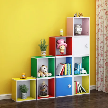 Детская мебель деревянный книжный шкаф для хранения игрушек 10 шт./компл.|Детские