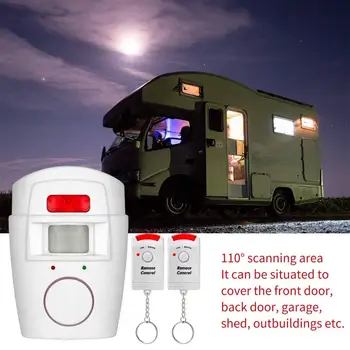 PIR Motion Sensor Alarm Wireless Home Garage Caravan 2 Remote Controls Security PIR Motion Detectors for Home Caravans
PIR Motion Sensor Alarm Wireless Home Garage Caravan 2 Remote Controls Security PIR Motion Detectors for Home Caravans
