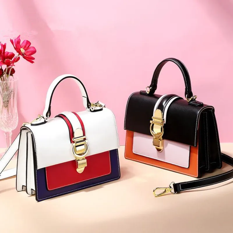 2019 new Korean version of the fashion hit color handbag shoulder slung female bag simple small square bag light art PU handbag
2019 new Korean version of the fashion hit color handbag shoulder slung female bag simple small square bag light art PU handbag