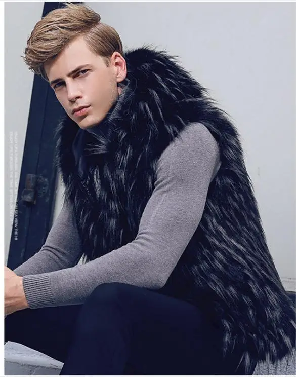 2019 Mens Large Size Faux Fur Vest Fashion Winter Autumn Waistcoats Spring Fake Fur Waistcoats Male Man-Made Fur Vests S38
2019 Mens Large Size Faux Fur Vest Fashion Winter Autumn Waistcoats Spring Fake Fur Waistcoats Male Man-Made Fur Vests S38