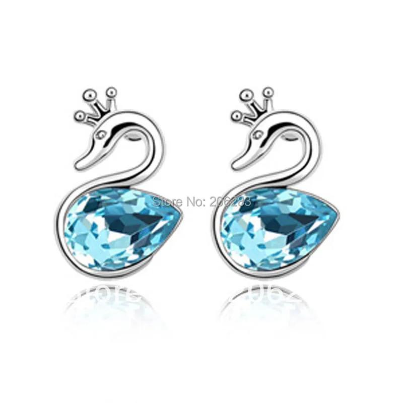 Mix order $10 Crystal accessories austria crystal stud swan earring princess E051 2pairs
Mix order $10 Crystal accessories austria crystal stud swan earring princess E051 2pairs