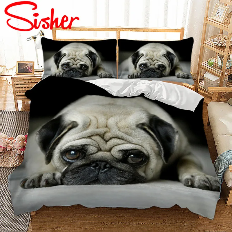 Sisher Bedroom Decor Cartoon Dog Bedding Sets 3D Animal Print Duvet Cover Set Single Double Queen King Capa De Edredom
Sisher Bedroom Decor Cartoon Dog Bedding Sets 3D Animal Print Duvet Cover Set Single Double Queen King Capa De Edredom
